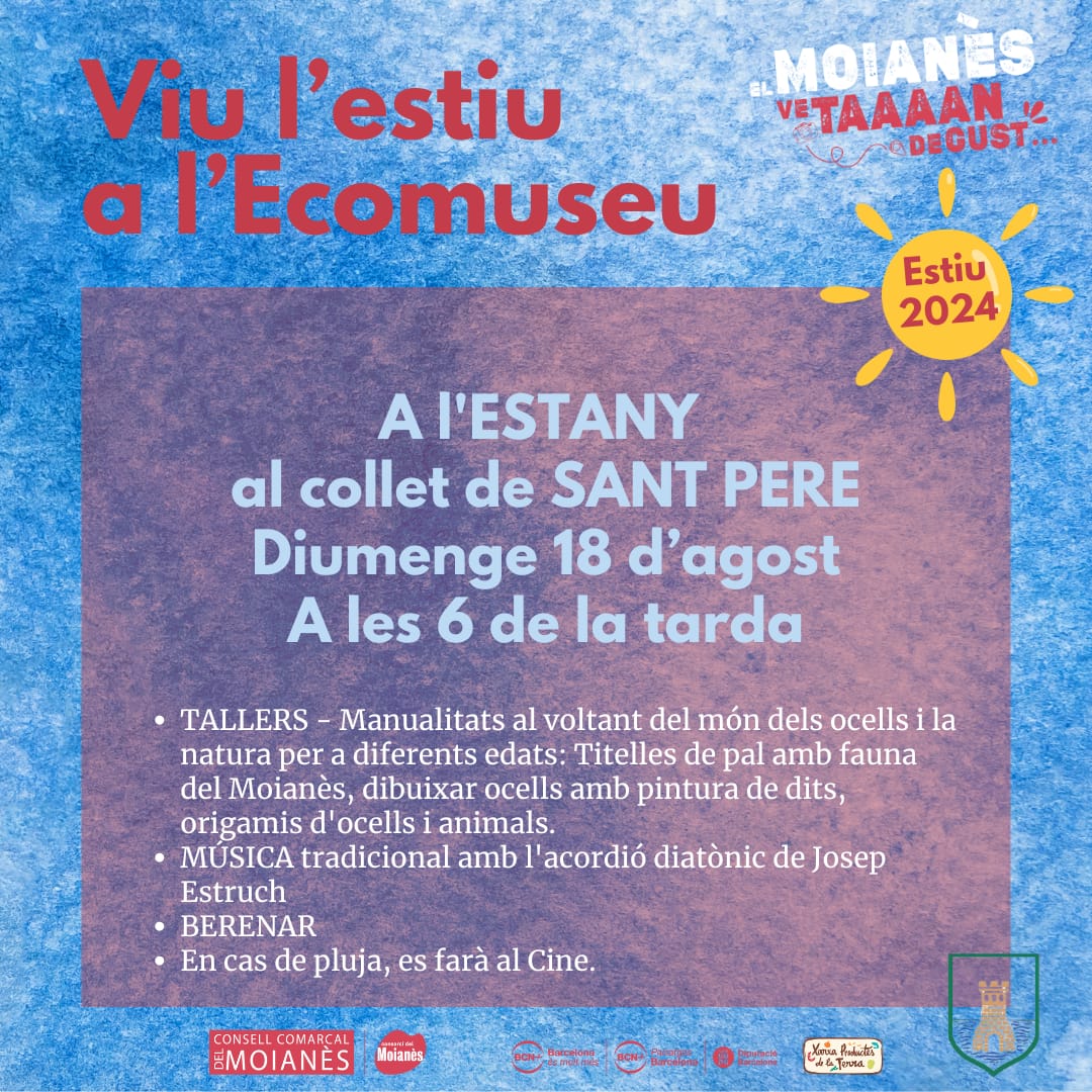 Viu l'estiu a l'Ecomuseu a l'Estany