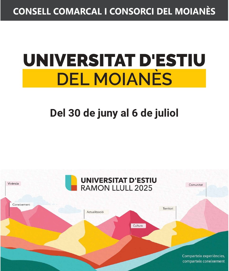Universitat d'estiu del Moianès 2025