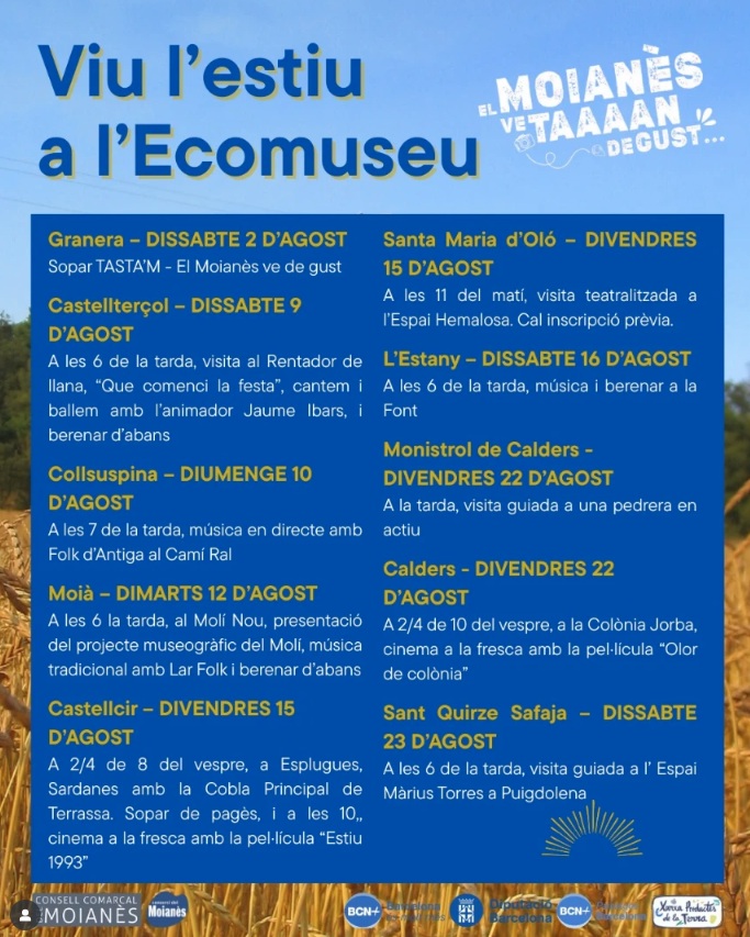 Viu l'estiu a l'Ecomuseu