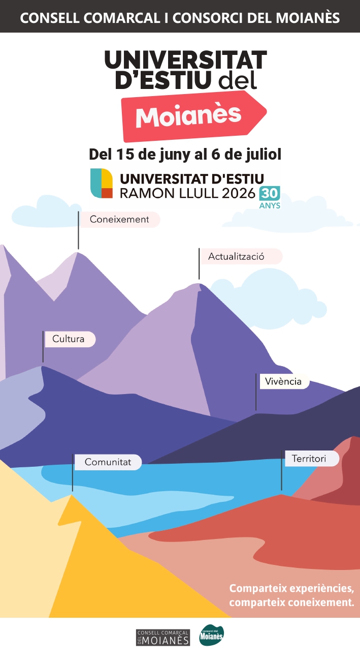 12a edició de la Universitat d'Estiu del Moianès