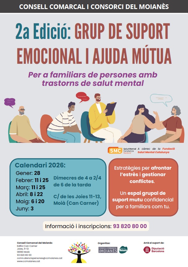 Tornen les activitats de suport a les persones cuidadores